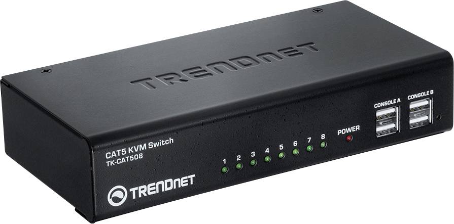 TrendNet TK-CAT508 KVM-switch VGA 1600 x 1200 Pixel