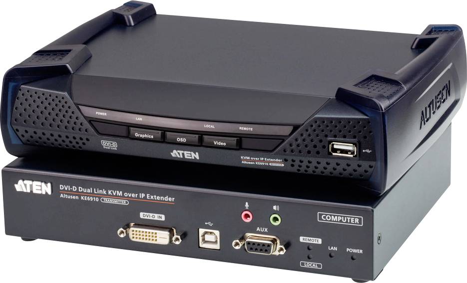 ATEN KE6910 DVI-D Dual Link KVM Over IP-extender