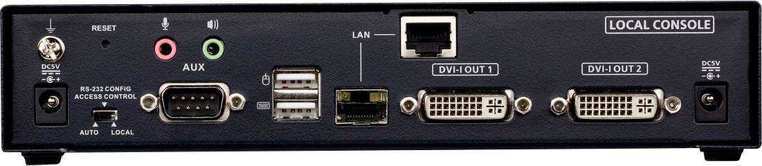 ATEN KE6940AT KVM-extender DVI Toetsenbord 1920 x 1200 Pixel