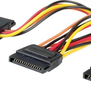 ROLINE stroom Y-Adapterkabel SATA / 3x SATA, 0,3 m ROLINE stroom Y-Adapterkabel SATA / 3x SATA, 0,3 m