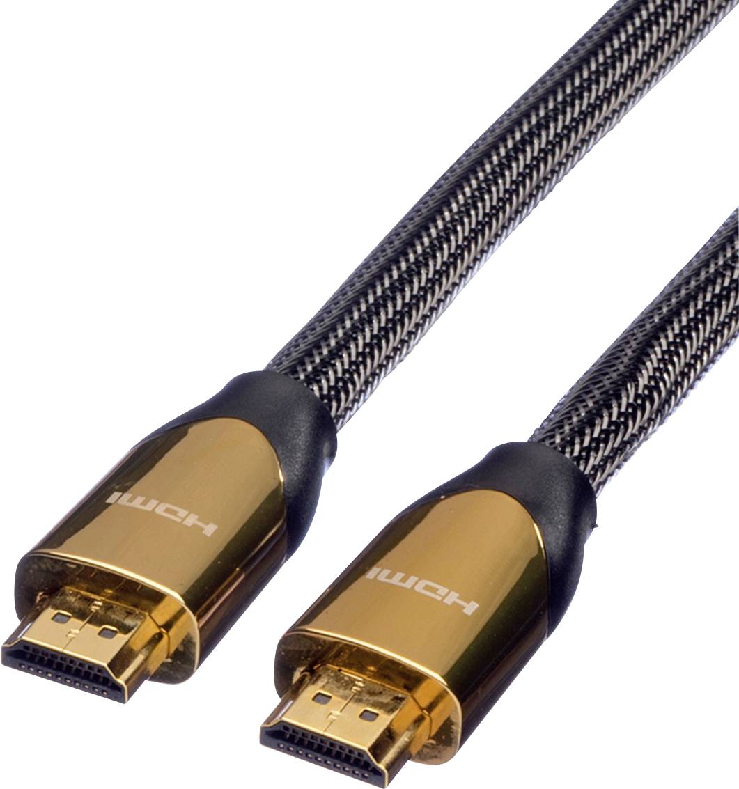 ROLINE PREMIUM HDMI Ultra HD Kabel met Ethernet, M/M, zwart, 3 m