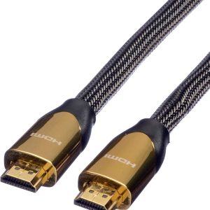 ROLINE PREMIUM HDMI Ultra HD Kabel met Ethernet, M/M, zwart, 2 m ROLINE PREMIUM HDMI Ultra HD Kabel met Ethernet, M/M, zwart, 2 m