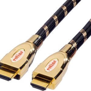 ROLINE GOLD HDMI Ultra HD kabel met ethernet, M/M , 1 m
