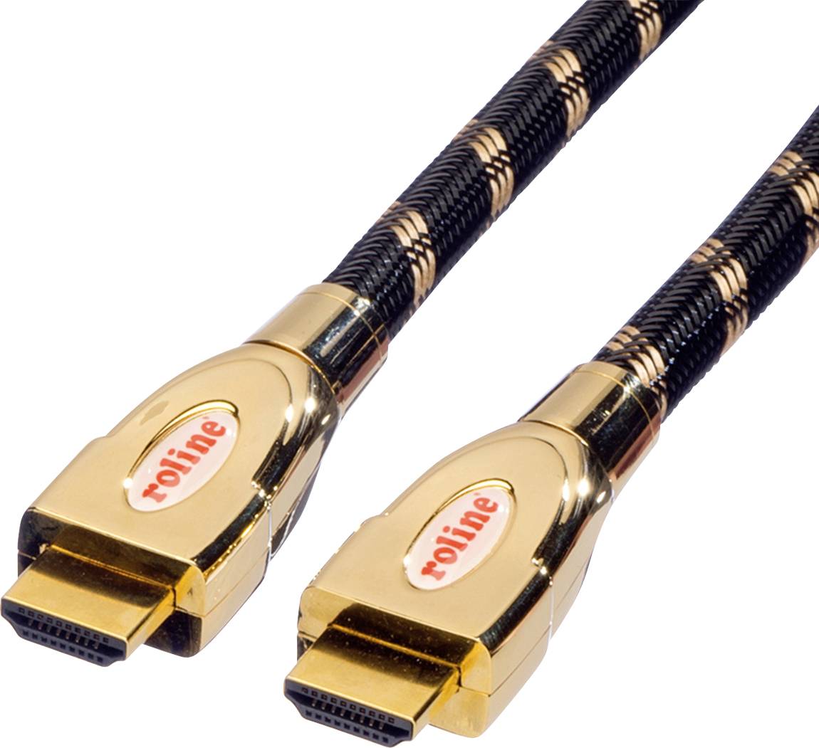 ROLINE GOLD HDMI Ultra HD kabel met ethernet, M/M , 1 m