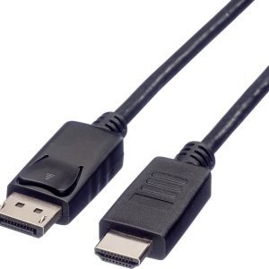 ROLINE DisplayPort Kabel DP – HDMI, M/M, zwart, 3 m