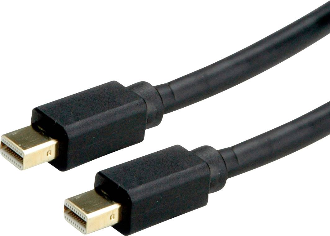 ROLINE Mini DisplayPort Kabel, mDP-mDP, v1.3/v1.4, M/M, zwart, 2 m