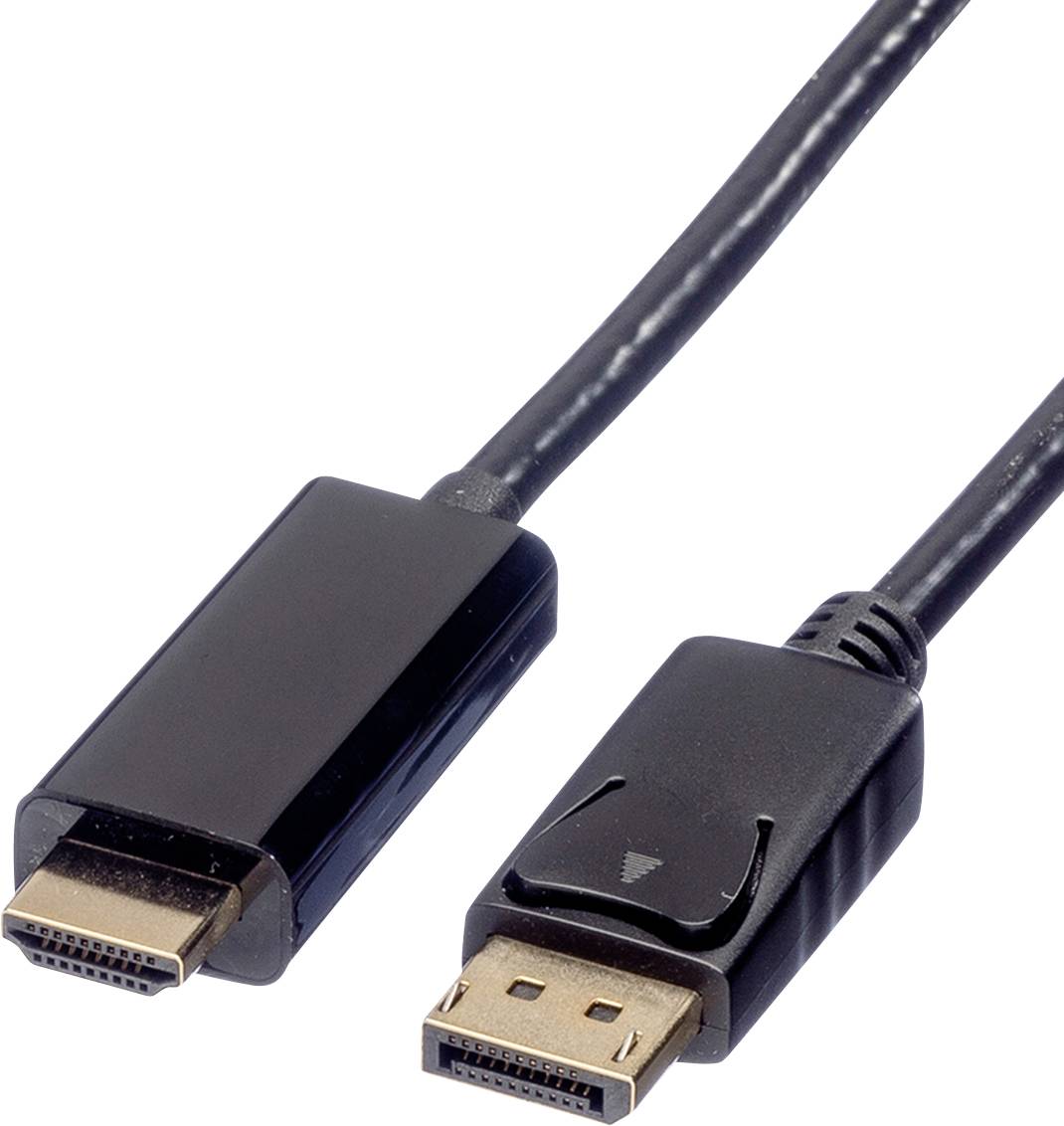 ROLINE DisplayPort Kabel DP - UHDTV, M/M, zwart, 3 m