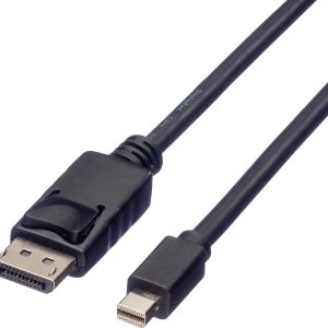 ROLINE DisplayPort kabel, DP M – Mini DP M, zwart, 3 m