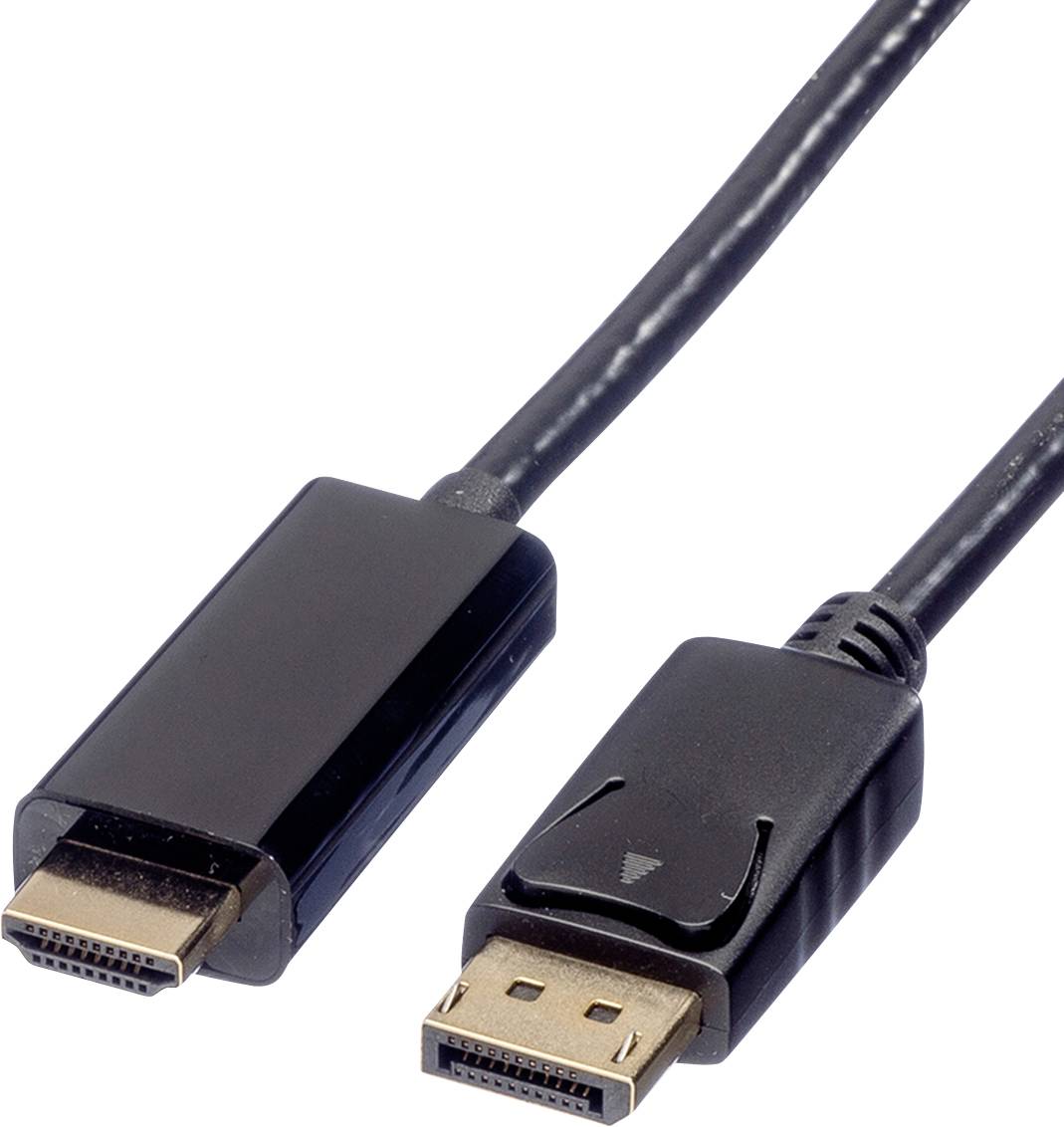 ROLINE DisplayPort Kabel DP - UHDTV, M/M, zwart, 1 m