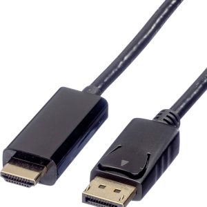 ROLINE DisplayPort Kabel DP – UHDTV, M/M, zwart, 2 m