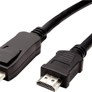 VALUE DisplayPort kabel DP – HDTV, M/M, zwart, 3 m VALUE DisplayPort kabel DP – HDTV, M/M, zwart, 3 m