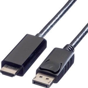 VALUE DisplayPort Kabel DP – UHDTV, M/M, zwart, 7,5 m VALUE DisplayPort Kabel DP – UHDTV, M/M, zwart, 7,5 m