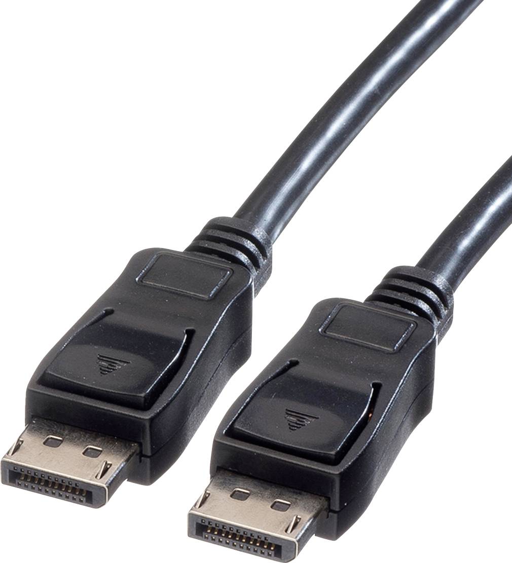 VALUE DisplayPort kabel, DP M/M, zwart, 7,5 m