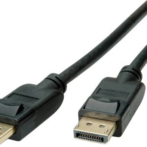 ROLINE DisplayPort Kabel, DP v1.3/v1.4, M/M, zwart, 3 m ROLINE DisplayPort Kabel, DP v1.3/v1.4, M/M, zwart, 3 m