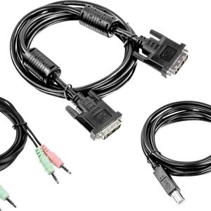 TrendNet KVM Aansluitkabel [1x DVI-stekker 18+5-polig, USB-A 2.0 stekker, Jackplug male 3,5 mm – 1x DVI-stekker 18+5-pol TrendNet KVM Aansluitkabel [1x DVI-stekker 18+5-polig, USB-A 2.0 stekker, Jackplug male 3,5 mm – 1x DVI-stekker 18+5-pol