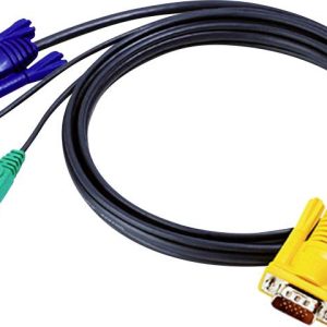 ATEN KVM Aansluitkabel [1x VGA-stekker – 1x VGA-stekker, PS/2-stekker] 1.20 m