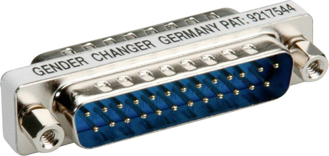 ROLINE DB25 genderchanger M/M
