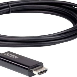 ATEN UC3238 USB-C-displaykabel USB-C / HDMI Adapterkabel USB-C stekker, HDMI-A-stekker 2.70 m Zwart ATEN UC3238 USB-C-displaykabel USB-C / HDMI Adapterkabel USB-C stekker, HDMI-A-stekker 2.70 m Zwart