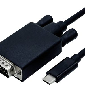 ROLINE USB type C – VGA adapterkabel, M/M, 1 m ROLINE USB type C – VGA adapterkabel, M/M, 1 m