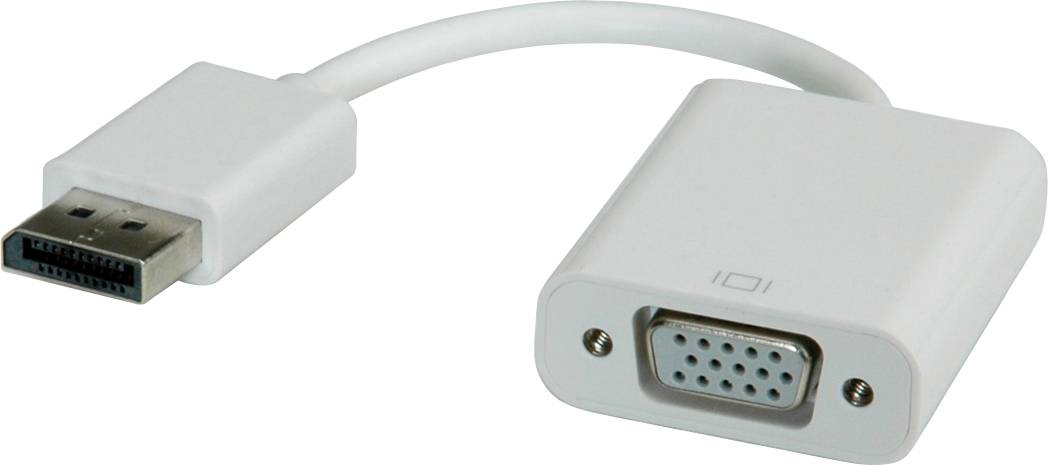 ROLINE DisplayPort-VGA Adapter, DP Male - VGA Female