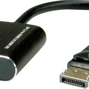 ROLINE DisplayPort/HDMI Adapter, v1.4, HDR 10, DP Male – HDMI Female, Actief ROLINE DisplayPort/HDMI Adapter, v1.4, HDR 10, DP Male – HDMI Female, Actief