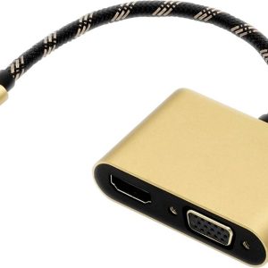 ROLINE GOLD Display Adapter USB Type C – VGA + HDMI ROLINE GOLD Display Adapter USB Type C – VGA + HDMI