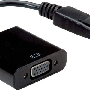 VALUE DisplayPort-VGA Adapter, DP Male – VGA Female, passief VALUE DisplayPort-VGA Adapter, DP Male – VGA Female, passief