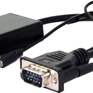VALUE kabeladapter, VGA + audio naar HDMI, 0,15 m VALUE kabeladapter, VGA + audio naar HDMI, 0,15 m