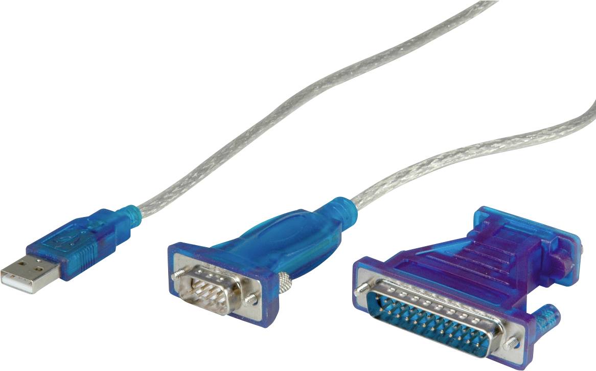 VALUE converter-kabel USB - serieel DB9, turkoois, 1,8 m