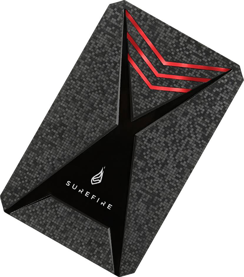 Surefire Gaming 1 TB Externe SSD harde schijf (2,5 inch) USB-A 3.2 Gen 1 Zwart 53684