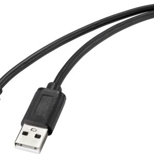 Renkforce RF-4695144 USB-kabel USB 2.0 USB-C stekker, USB-A stekker 2.00 m Zwart Met anti-microbacterieel oppervlak Renkforce RF-4695144 USB-kabel USB 2.0 USB-C stekker, USB-A stekker 2.00 m Zwart Met anti-microbacterieel oppervlak