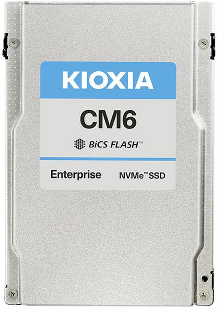 Kioxia CM6-V 800 GB NVMe/PCIe U.2 SSD harde schijf (2.5 inch) U.3 NVMe PCIe 4.0 x4 Bulk KCM61VUL800G