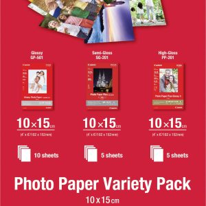 Canon VP-101 0775B078 Fotopapier 10 x 15 cm 20 vellen Glanzend, Zijdeglans