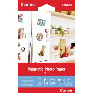 Canon MG-101 3634C002 Fotopapier 10 x 15 cm 670 g/m² 5 vellen Magnetische achterkant