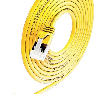 Wirewin 9120046981253 RJ45 Netwerkkabel, patchkabel CAT 6A S/STP 2.00 m Geel 1 stuk(s)