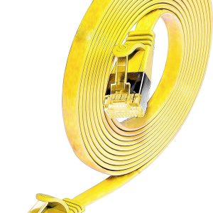 Wirewin 9120042366825 RJ45 Netwerkkabel, patchkabel CAT 6A U/FTP 0.50 m Geel 1 stuk(s)