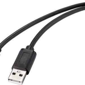 Renkforce RF-4699378 USB-kabel USB 2.0 USB-C stekker, USB-A stekker 1.00 m Zwart Met anti-microbacterieel oppervlak Renkforce RF-4699378 USB-kabel USB 2.0 USB-C stekker, USB-A stekker 1.00 m Zwart Met anti-microbacterieel oppervlak