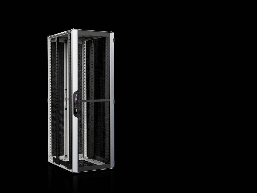 Rittal VX 5314.816 19inch-patchkast (b x h x d) 800 x 2200 x 1000 mm 47 HE Grijs, Zwart