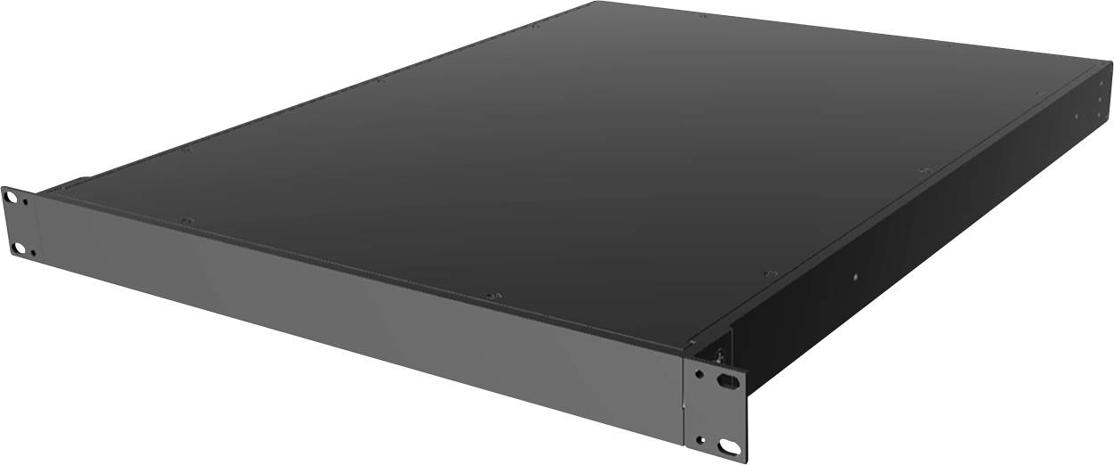 Hammond Electronics RM1U1922SBK 19 inch 19inch-industriële behuizing 1 HE Zwart