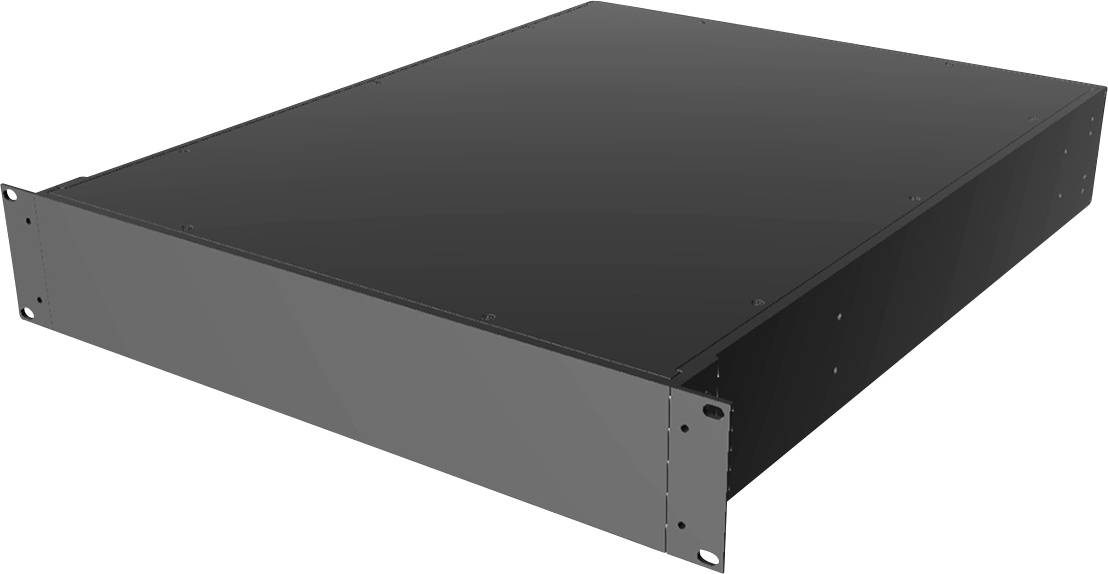 Hammond Electronics RM2U1922SBK 19 inch 19inch-industriële behuizing 2 HE Zwart