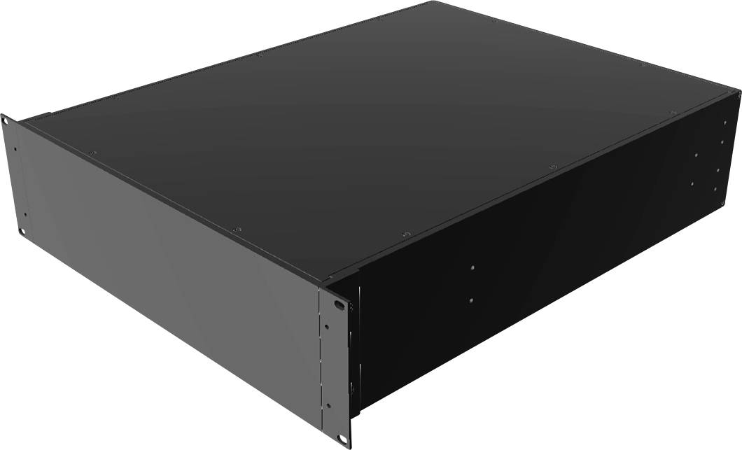 Hammond Electronics RM3U1922SBK 19 inch 19inch-industriële behuizing 3 HE Zwart