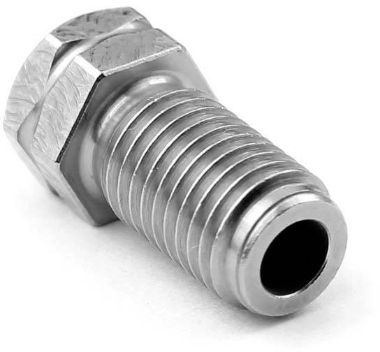 Micro-Swiss MicroSwiss mondstuk Brass Plated 0,4 mm Geschikt voor: Ultimaker 3 Nozzle M2598-04