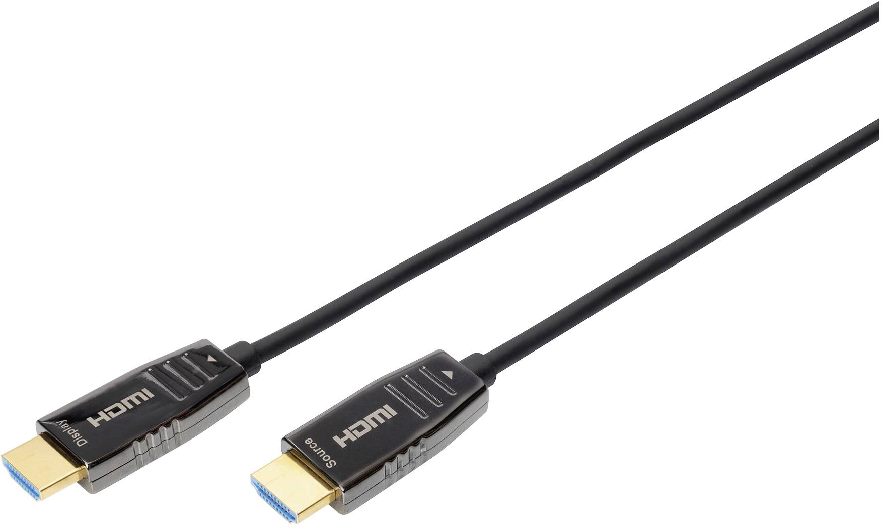 Digitus AK-330126-150-S HDMI-kabel HDMI Aansluitkabel HDMI-A-stekker, HDMI-A-stekker 15.00 m Zwart 8K UHD, Afgeschermd (