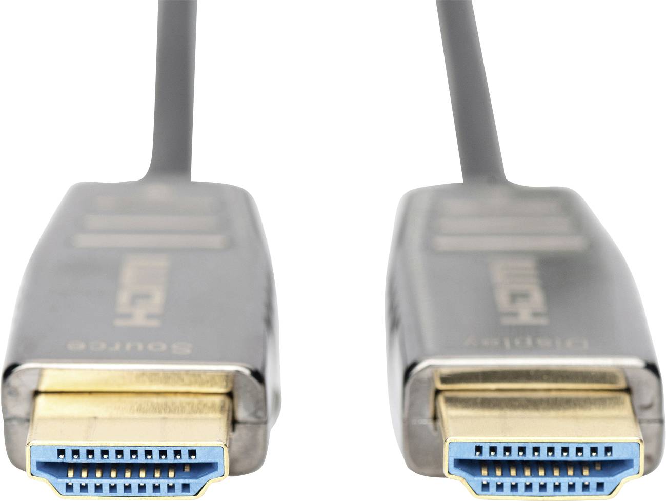 Digitus AK-330126-200-S HDMI-kabel HDMI Aansluitkabel HDMI-A-stekker, HDMI-A-stekker 20.00 m Zwart 8K UHD, Afgeschermd (