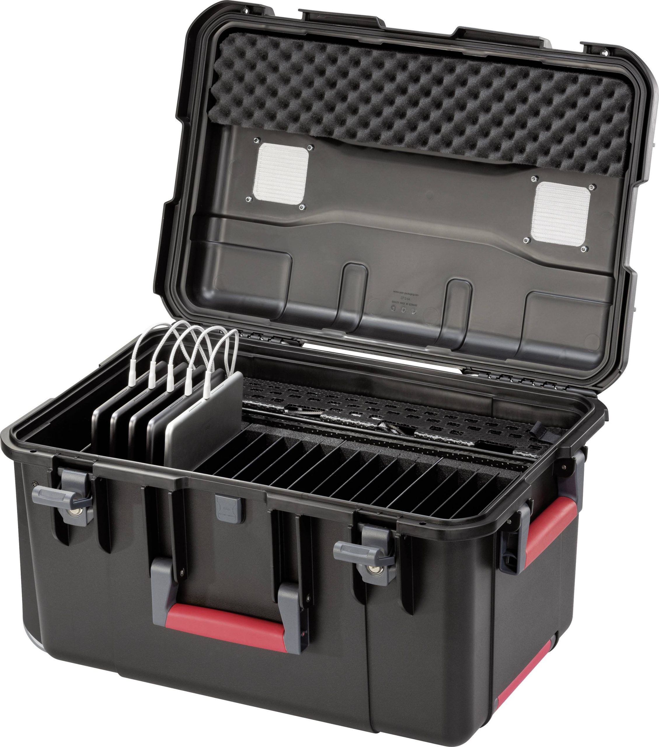 Parat PARAPROJECT® Case CC20 CargoCase Laad- en managementsysteem Mobiel laadsysteem Bekabeling voor USB-C