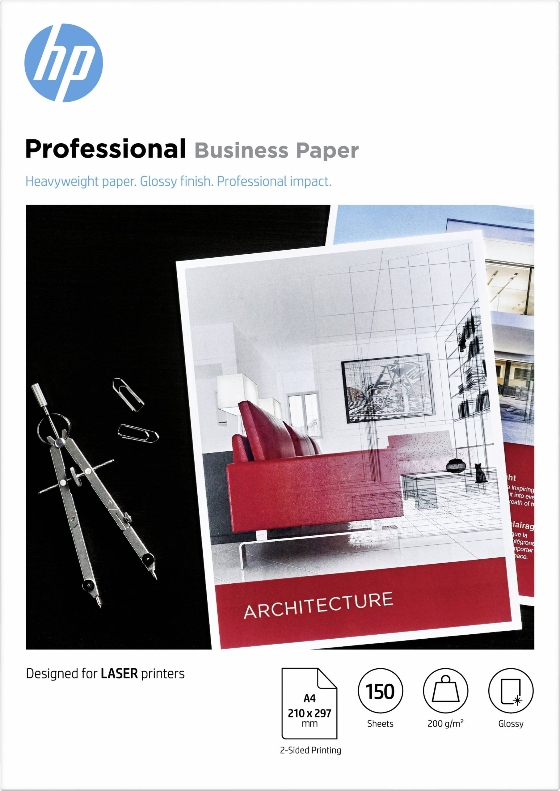 HP Professional Glossy 7MV83A Fotopapier DIN A4 200 g/m² 1 stuk(s) Glanzend