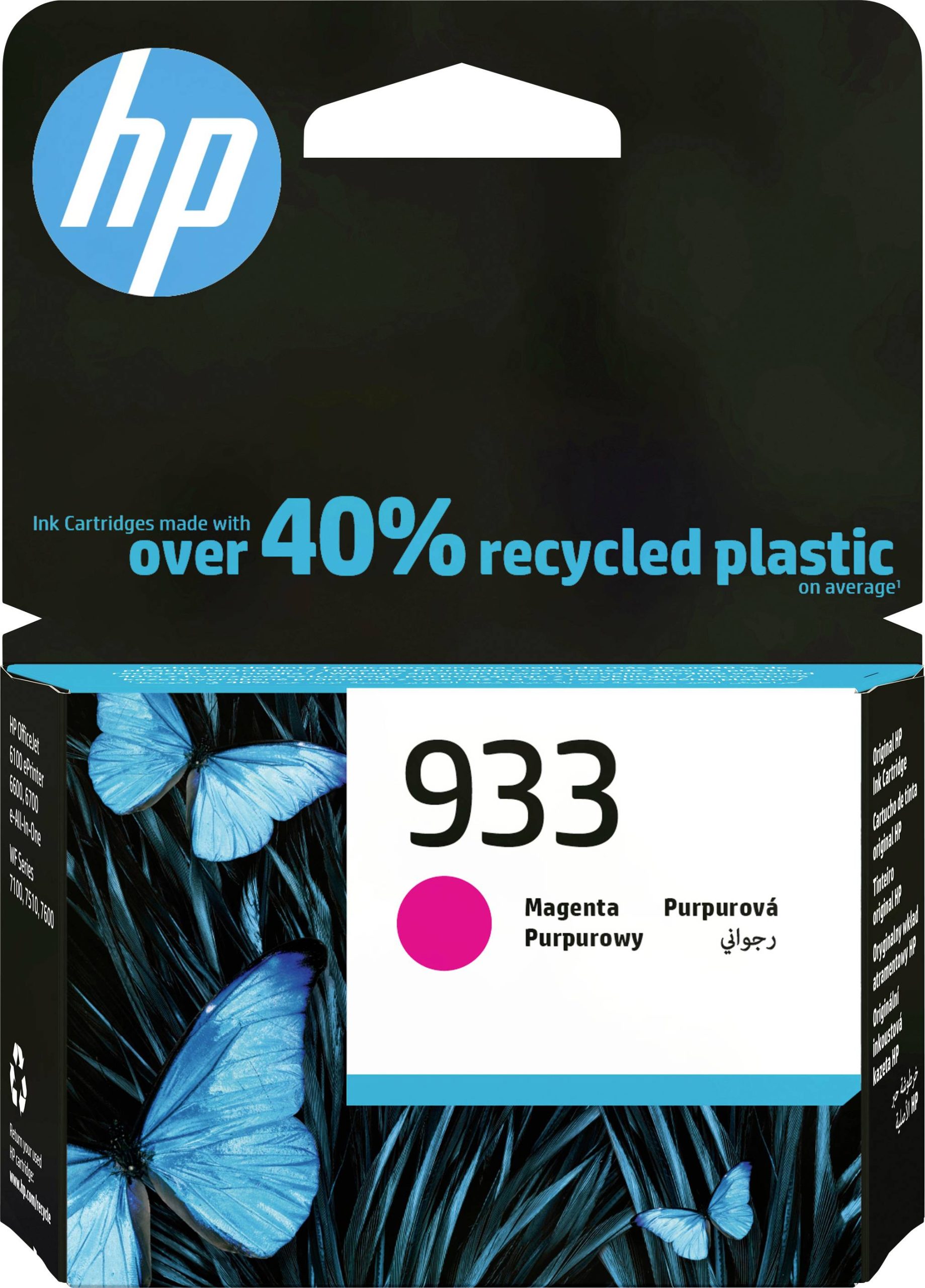 HP Inktcartridge 933 Origineel Magenta CN059AE#BGX Inkt
