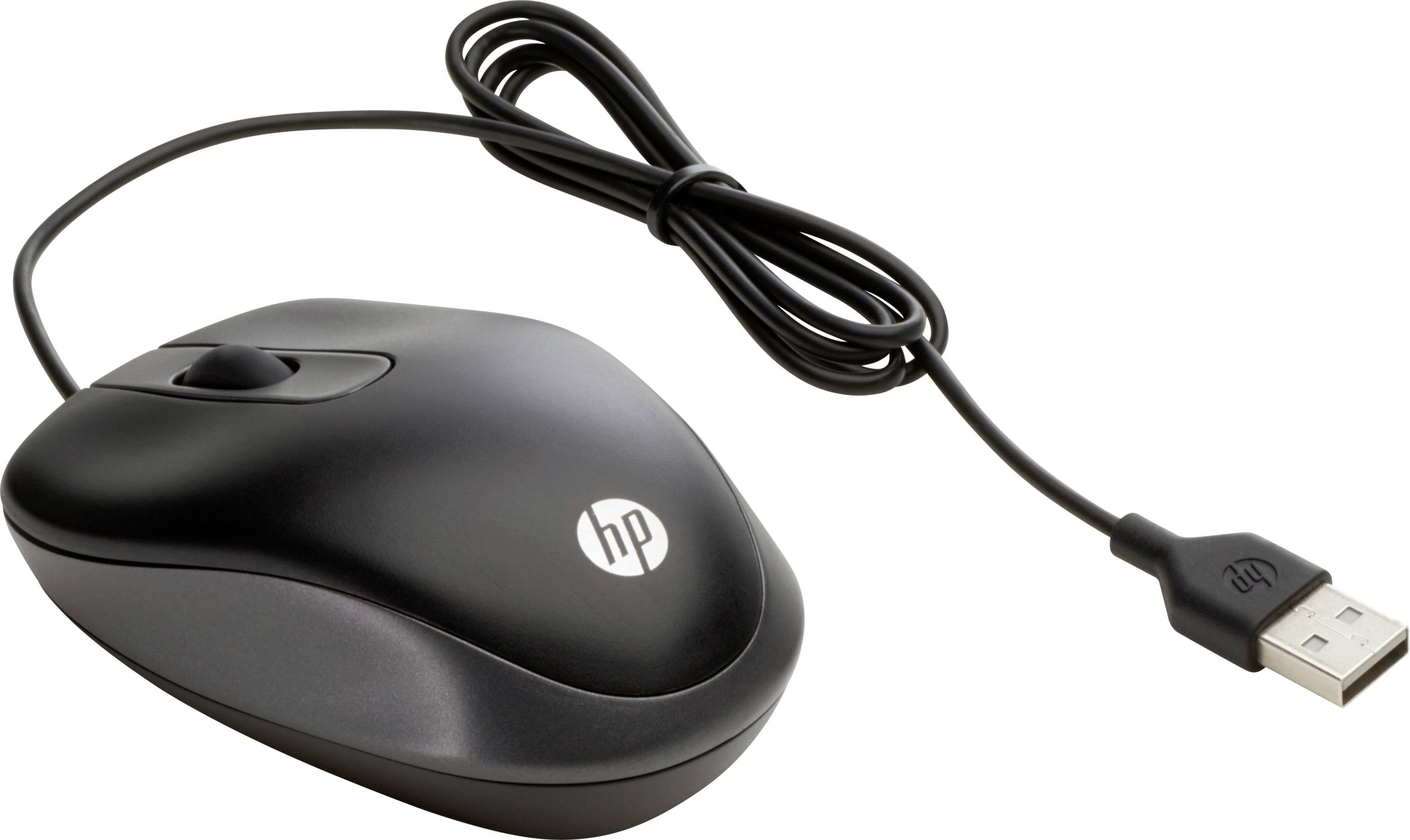 HP Muis USB Optisch Zwart, Grijs 3 Toetsen 1000 dpi