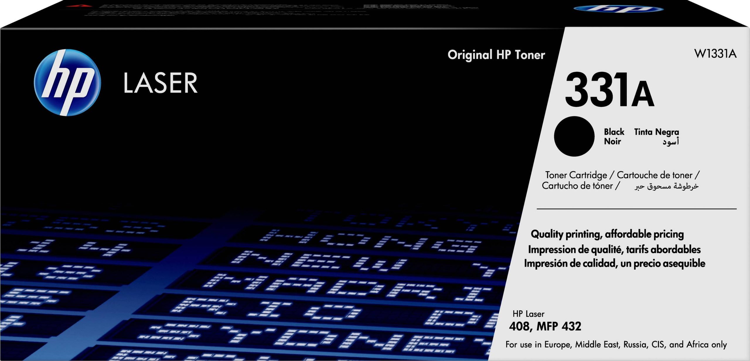 HP Toner 331A Origineel Zwart 5000 bladzijden W1331A