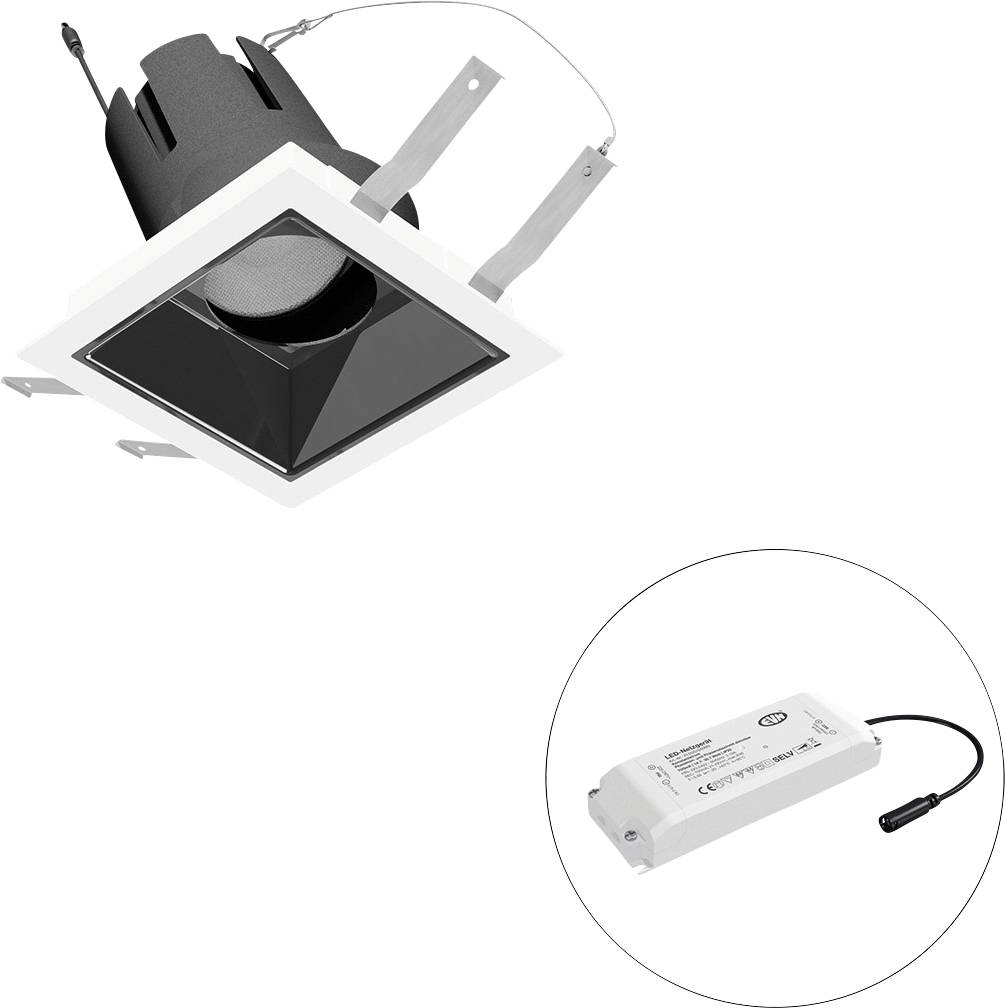 EVN F03R09SM2540L38P F03R09SM2540L38P LED-plafondspot